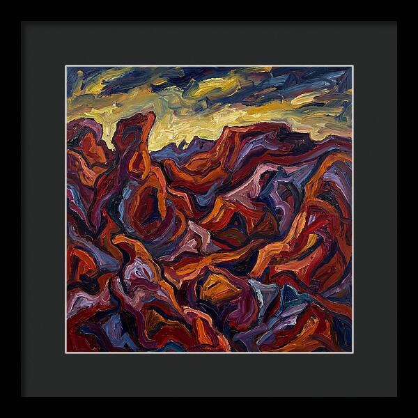 Badlands Landscape Expressionism