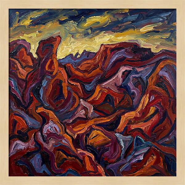 Badlands Landscape Expressionism