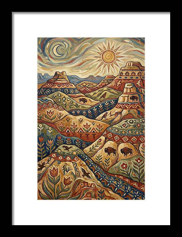 Badlands Landscape Harmony
