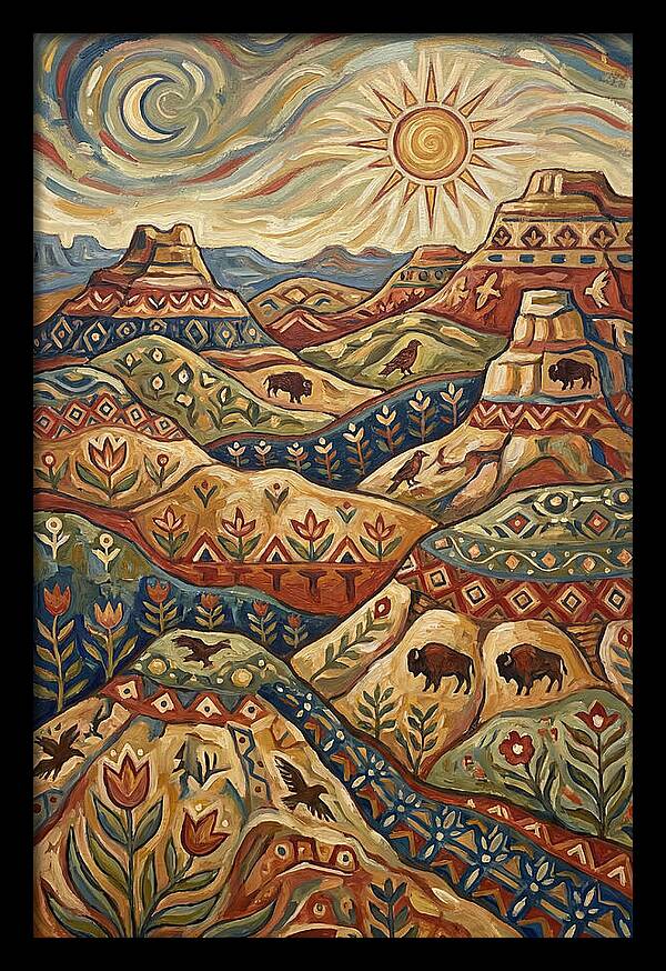 Badlands Landscape Harmony