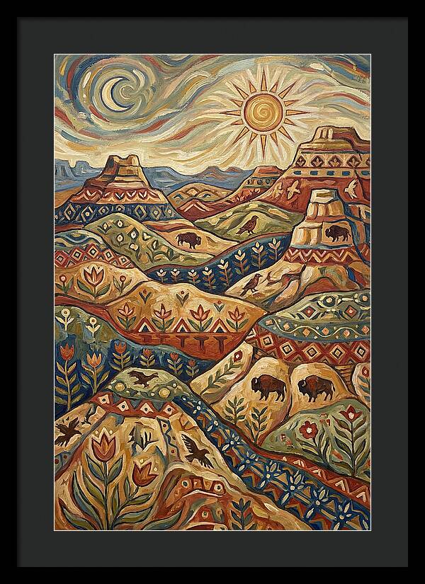 Badlands Landscape Harmony