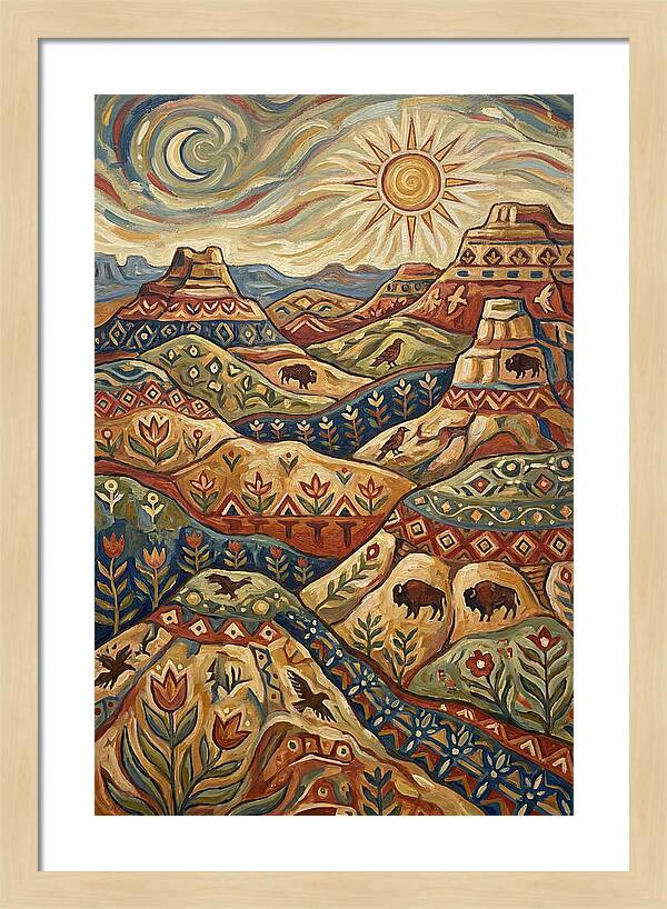 Badlands Landscape Harmony