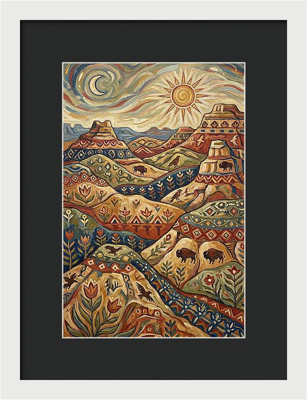 Badlands Landscape Harmony