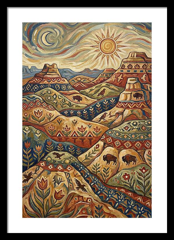Badlands Landscape Harmony