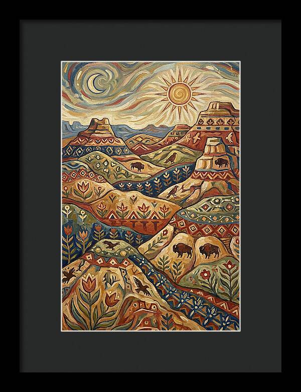 Badlands Landscape Harmony