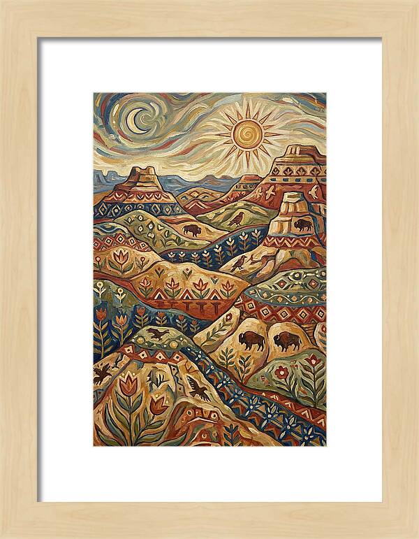 Badlands Landscape Harmony