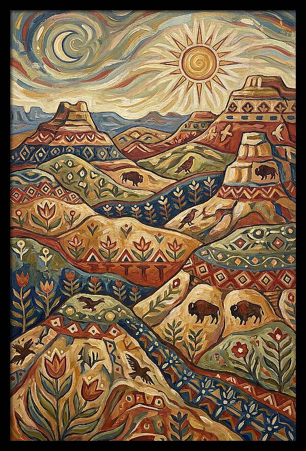 Badlands Landscape Harmony