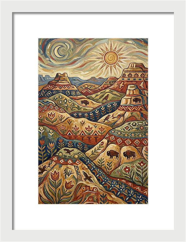 Badlands Landscape Harmony