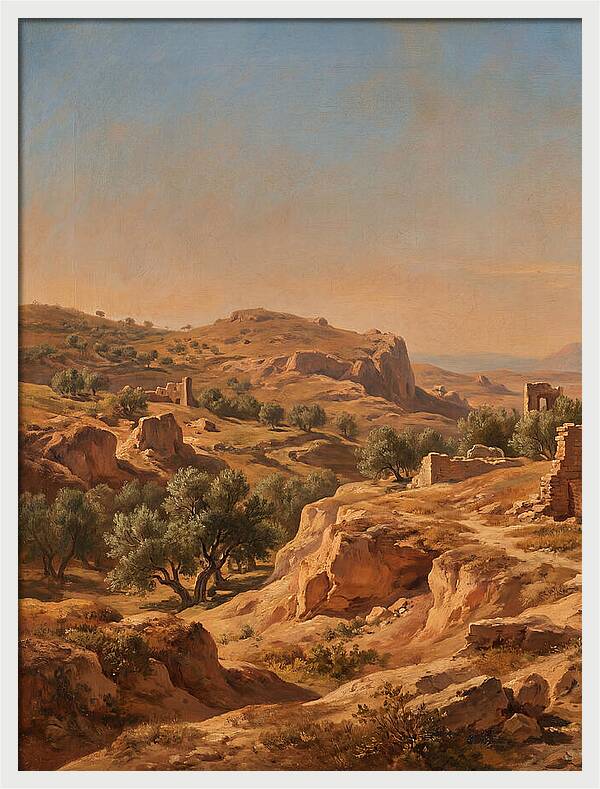 Badlands Landscape Serenity