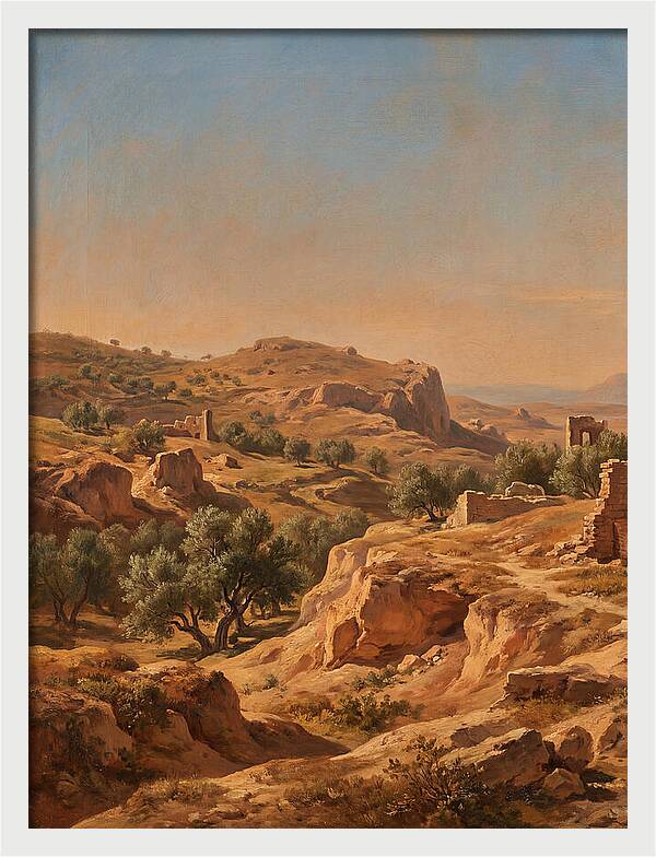Badlands Landscape Serenity