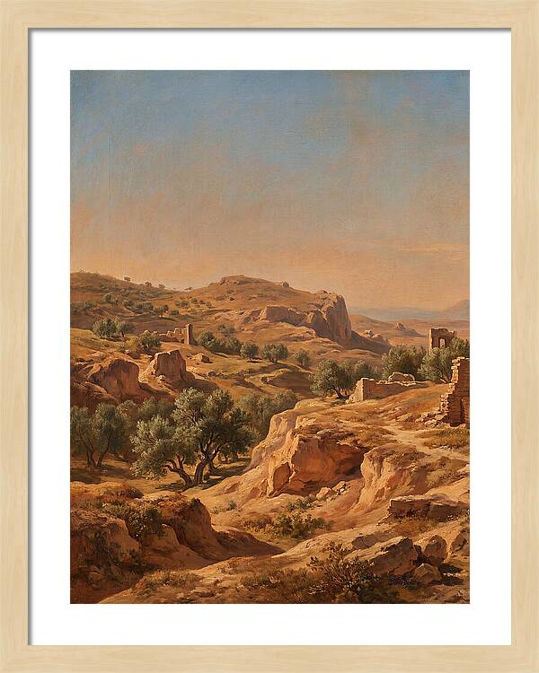 Badlands Landscape Serenity