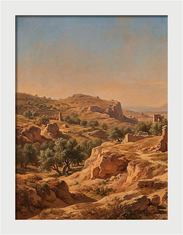 Badlands Landscape Serenity