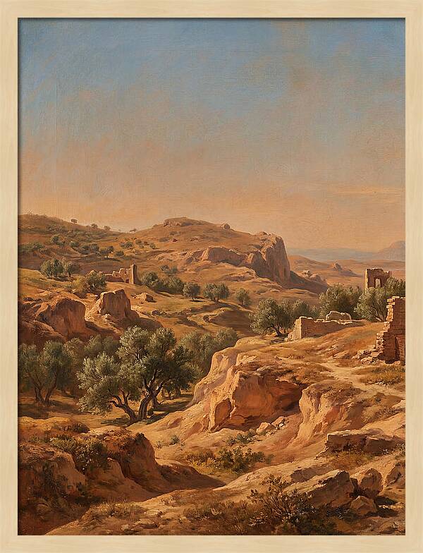 Badlands Landscape Serenity