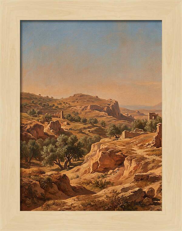 Badlands Landscape Serenity