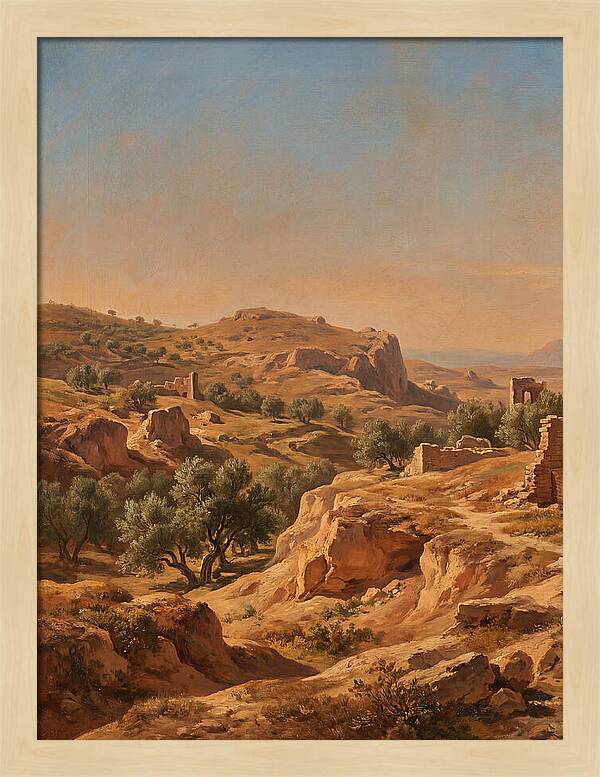 Badlands Landscape Serenity