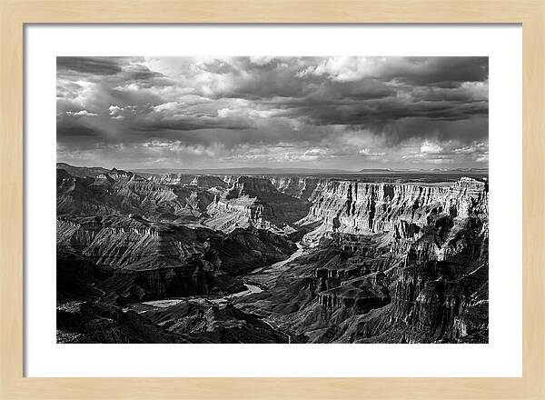 Badlands Vista In Monochrome