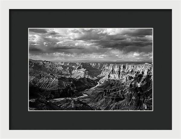 Badlands Vista In Monochrome