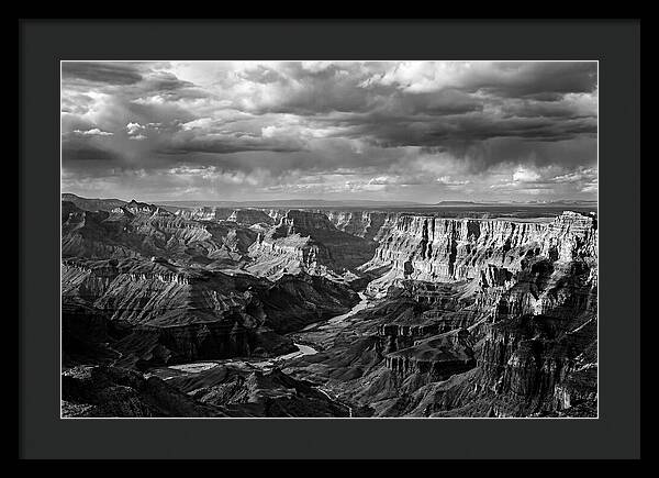 Badlands Vista In Monochrome