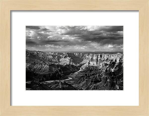 Badlands Vista In Monochrome