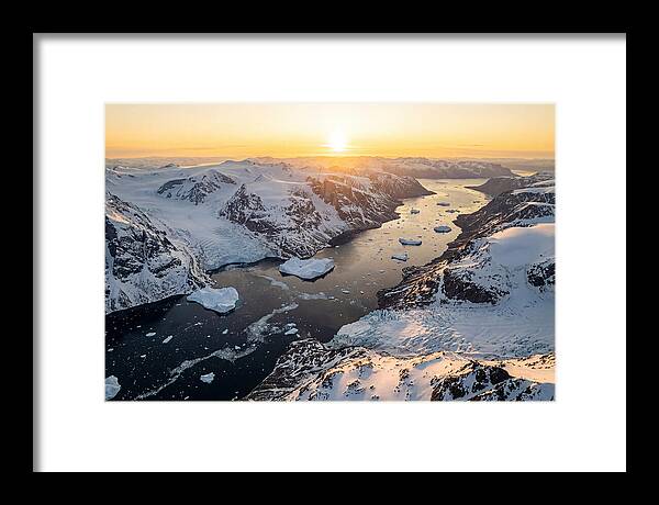 Baffin Island Fjords At Sunset