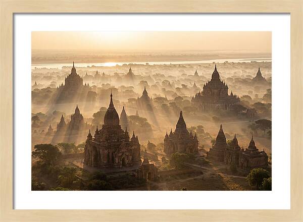 Bagan Temples At Dawn