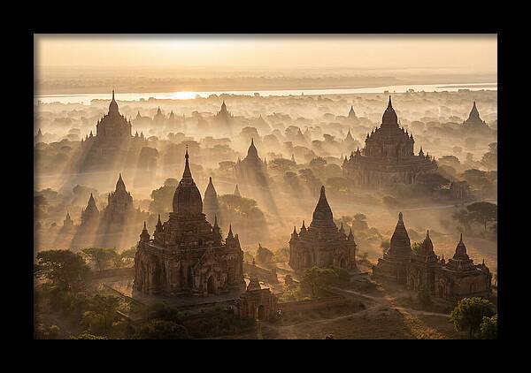 Bagan Temples At Dawn