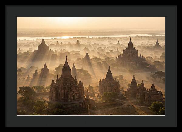 Bagan Temples At Dawn