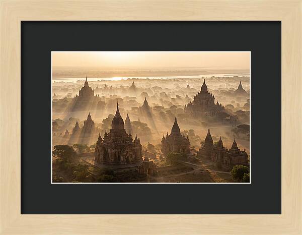Bagan Temples At Dawn