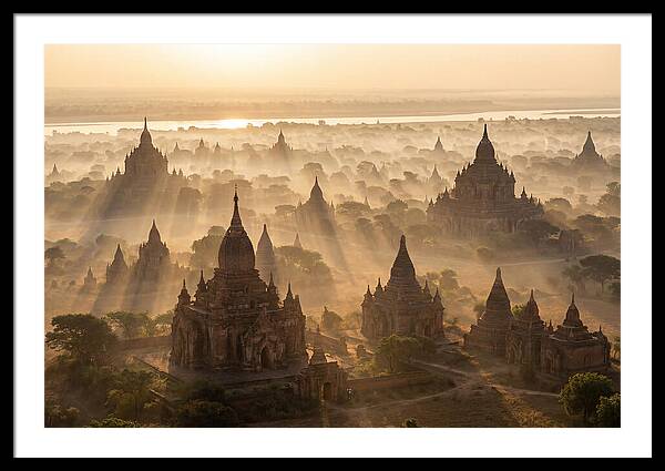 Bagan Temples At Dawn