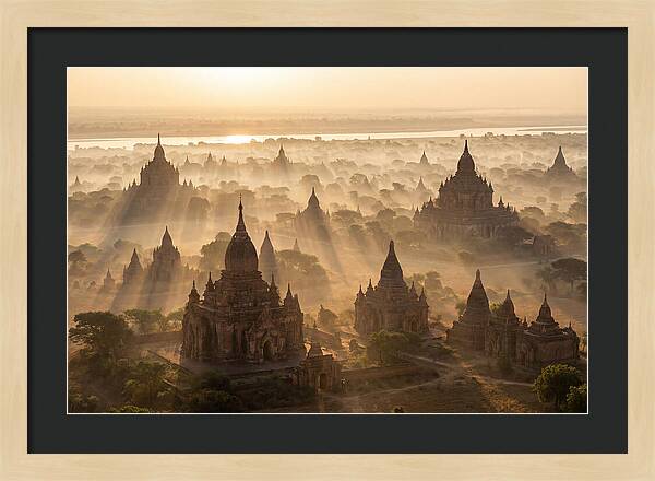 Bagan Temples At Dawn