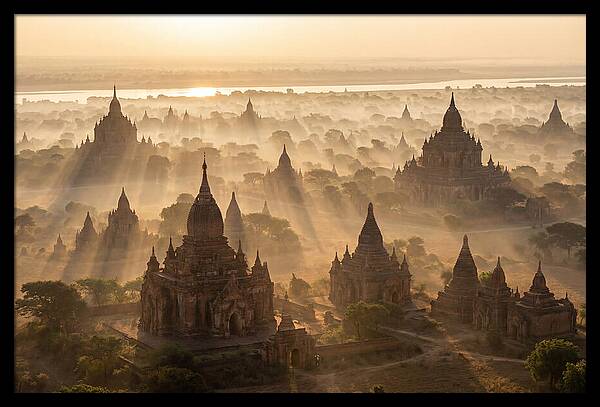 Bagan Temples At Dawn