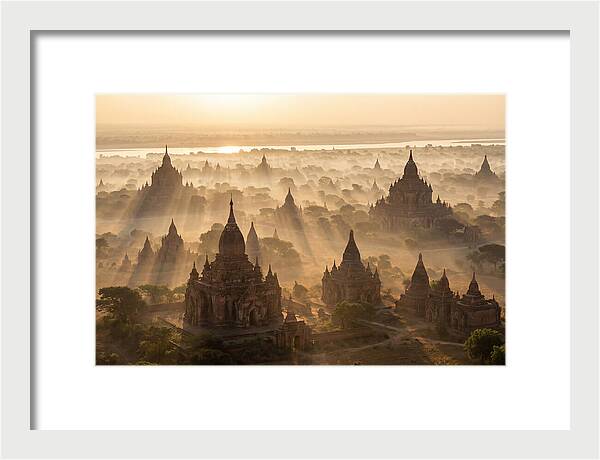 Bagan Temples At Dawn
