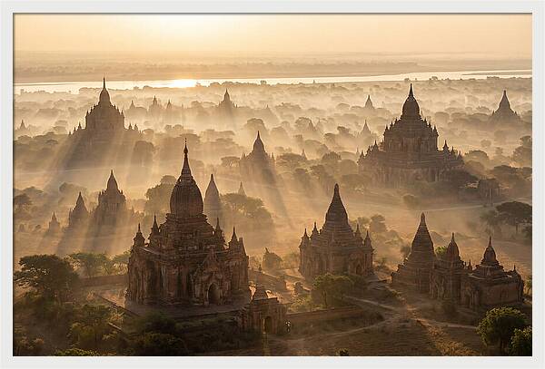 Bagan Temples At Dawn