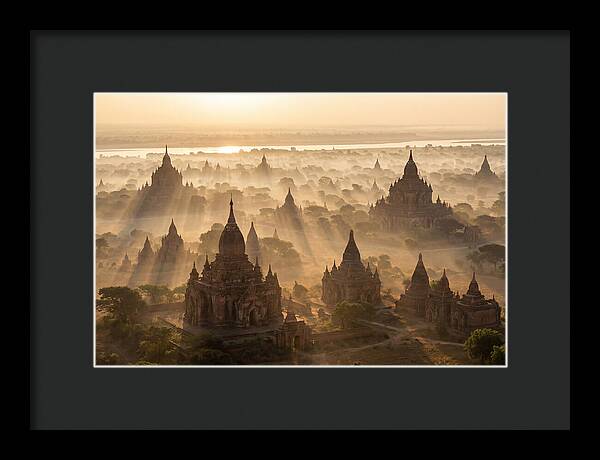 Bagan Temples At Dawn