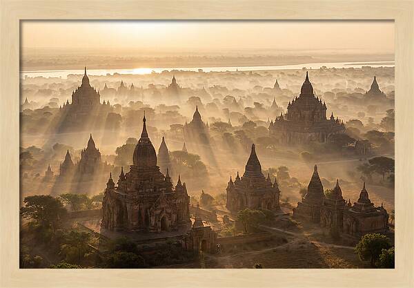 Bagan Temples At Dawn