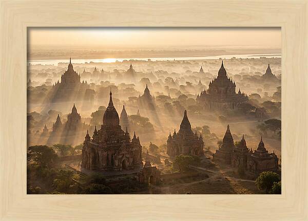 Bagan Temples At Dawn