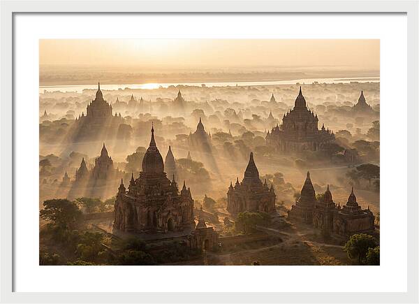 Bagan Temples At Dawn