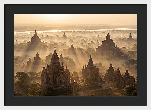 Bagan Temples At Dawn