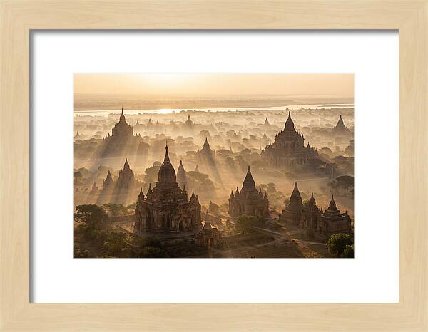 Bagan Temples At Dawn