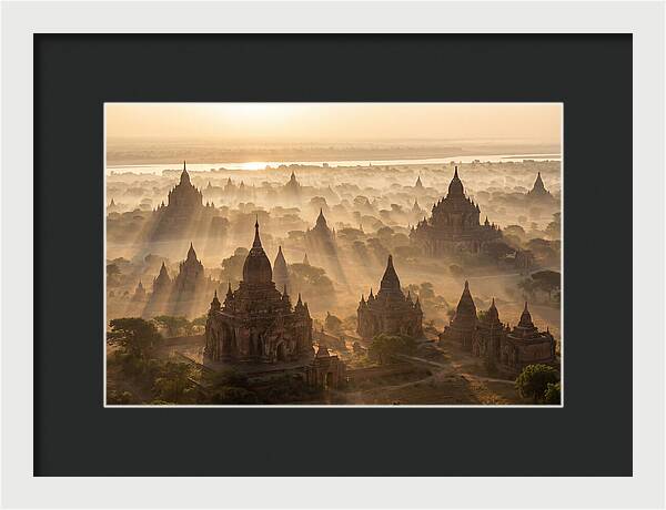 Bagan Temples At Dawn