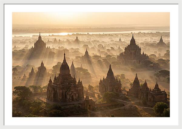 Bagan Temples At Dawn