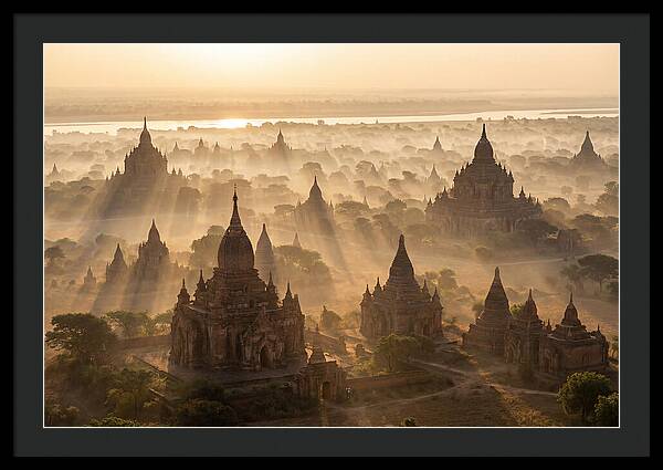 Bagan Temples At Dawn