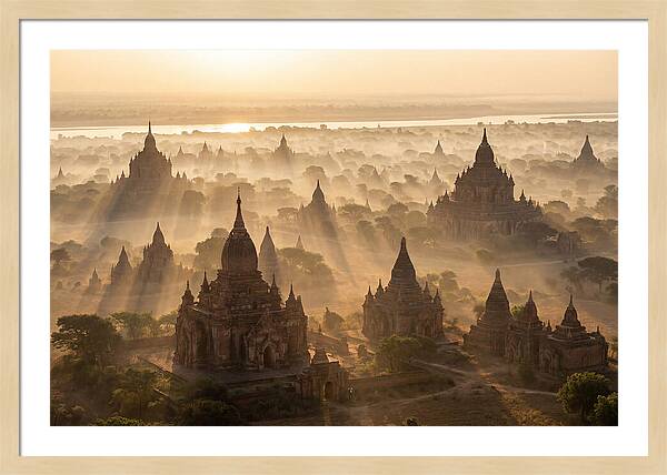 Bagan Temples At Dawn