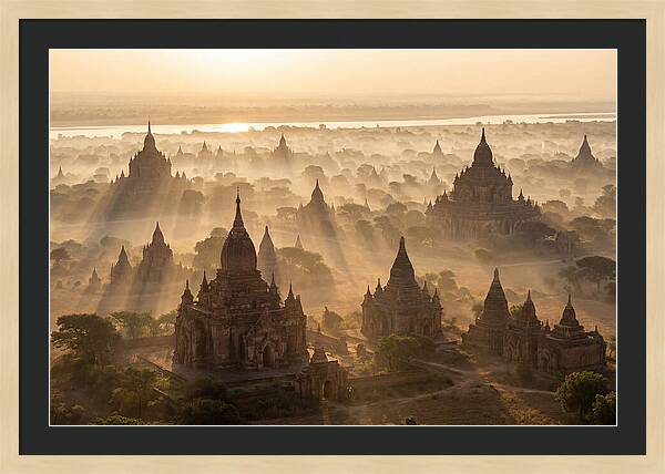Bagan Temples At Dawn
