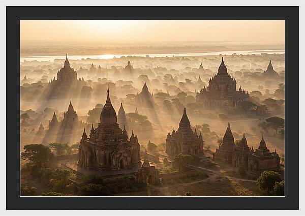Bagan Temples At Dawn