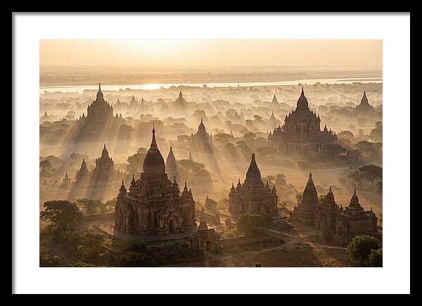Bagan Temples At Dawn