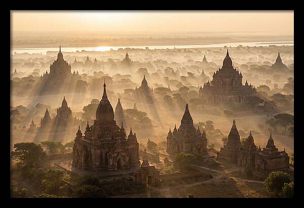 Bagan Temples At Dawn