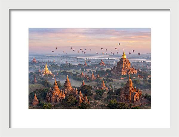 Bagan Temples At Sunrise