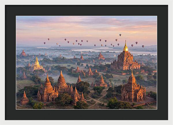 Bagan Temples At Sunrise