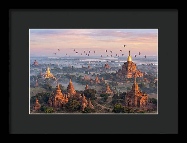 Bagan Temples At Sunrise
